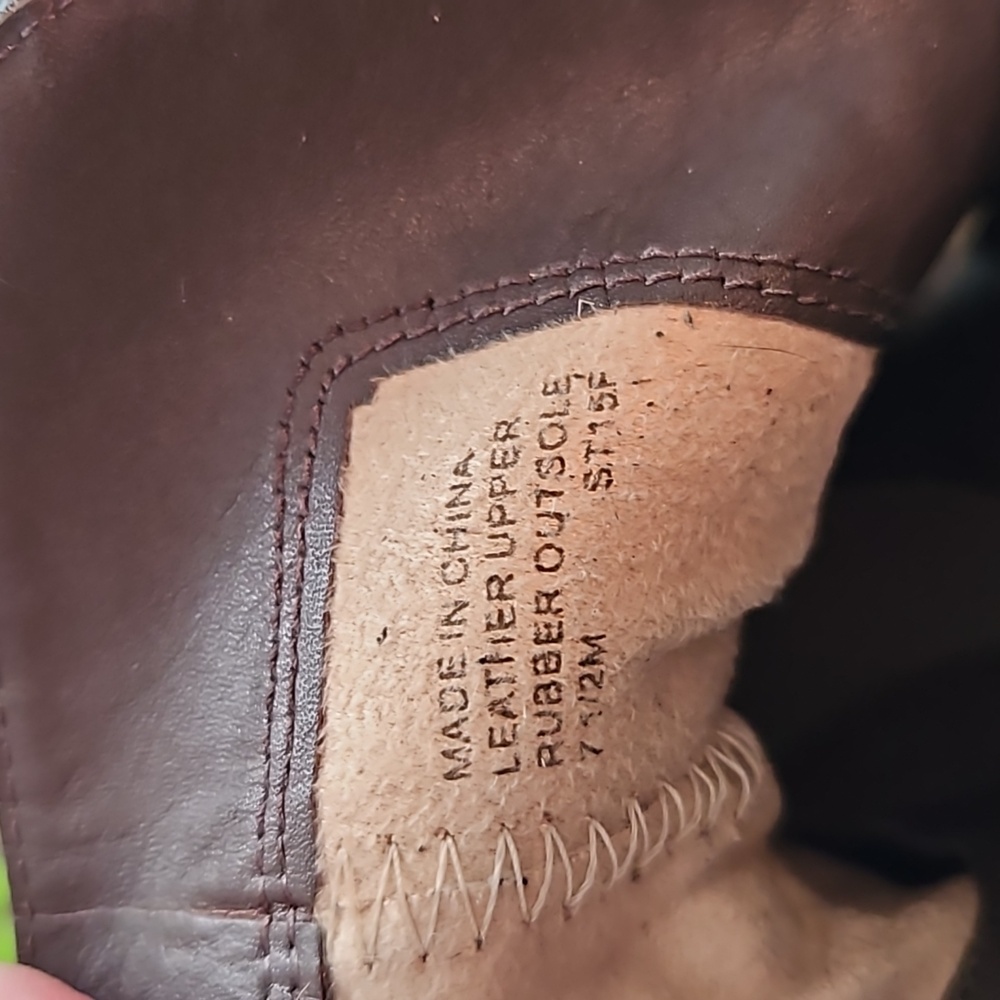 EUC MICHAEL Michael Kors chocolate brown Arley booties size 7.5 - Picture 8 of 9